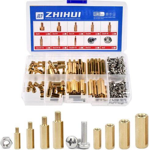 M3 النحاس عرافة المواجهة فاصل ذكر أنثى PCB مسدس اللوحة جبل الفولاذ المقاوم للصدأ المسمار الجوز مجموعة متنوعة in Kuwait