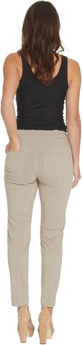 SLIM-SATION Women's Wide Band Ankle Pant Pull-on Pant with Tummy Control in Saudi Arabia