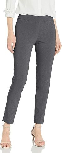 SLIM-SATION Women's Wide Band Ankle Pant Pull-on Pant with Tummy Control in Saudi Arabia