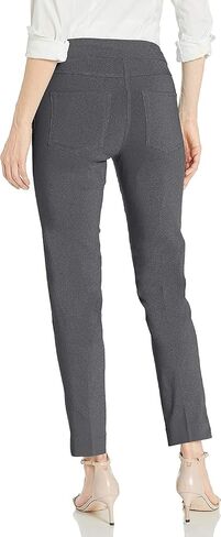 SLIM-SATION Women's Wide Band Ankle Pant Pull-on Pant with Tummy Control in Saudi Arabia