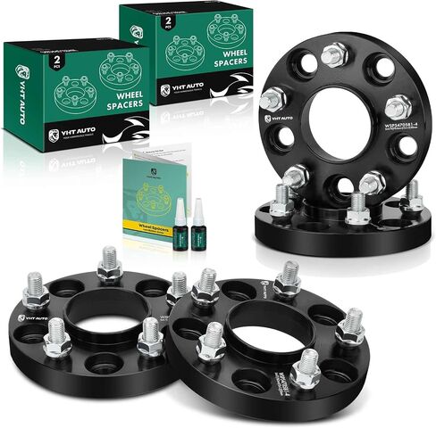 YHTAUTO 5x4.75 Wheel Spacers 1 Inch Fit 1979-2019 Chevy Corvette, Camaro, S10, Blazer, XLR, Sonoma, Firebird, Riviera, 5 Lug Tire Spacers w/ M12x1.5 & 12.9 Grade Studs, 70.5mm Hub Bore in Saudi Arabia