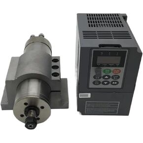 380V 1.5KW 2HP AIR مبرد 80 مم ER11 4 محرك مغزل + 2.2 كيلو وات العاكس VFD + مجموعة قوسين in Kuwait