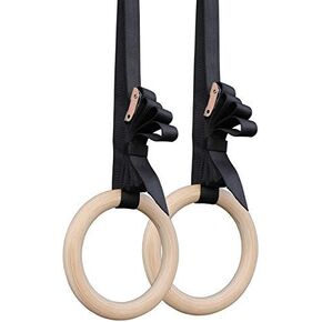 Titan Fitness 31.75mm حلقات جمباز ، حلقات خشبية غير قابلة للانزلاق ، أشرطة نايلون طويلة طولها 16 قدمًا ، حلقات جمباز التين مع نظام مشبك CAM ، حلقات اللياقة البدنية الأولمبية ، مصنفة 600 رطل in Saudi Arabia