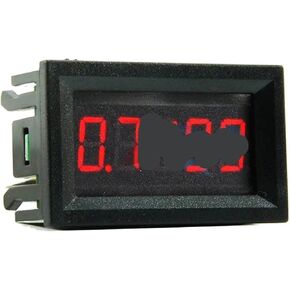 1pcs 0.36 بوصة 5 أرقام عرض LED AMMETER 4-30V (أحمر ، 0-50MA) in Saudi Arabia