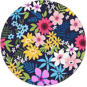 Mouse Pad,Anti Slip Rubber Round Mousepads Desktop Notebook Mouse Mat with Stitched Edge for Working and Gaming (Marble Pretty Pink) in Kuwait