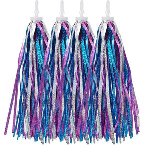 4pcs Bike Streamers for Girls,Colorful Bike Tassels for Girls,Durable Bicycle Streamers, Suitable for All Kinds of Children's Vehicles, Including Bicycles, Scooters and Tricycles in Kuwait