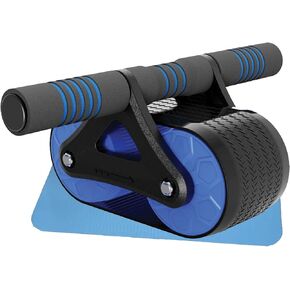 Automatic Rebound Ab Roller Wheel for Home Gym – Sturdy Core Fitness Equipment with Knee Pad – Perfect Abdominal Exercise For Men & Women, Effective Abs Workouts & Strength Training in Saudi Arabia