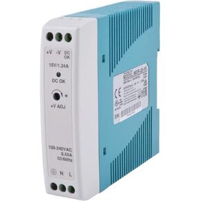MDR-20-15 15V 1.34A 20W DIN-Rail Power Supply for Industrial Applications in Kuwait