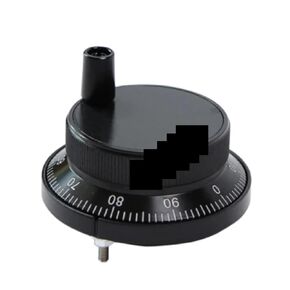 Pulser Handwheel 60/80mm 100PPR Manual Pulse Generator Hand Wheel Machine Rotary Electronic 4pins 6pins(12V 4pins 25PPR,Black,80mm) in Kuwait