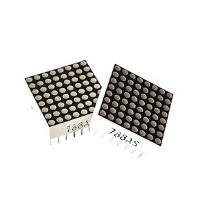 10pcs 788as 8x8 8 * 8 mini dot matrix display red anode anode digital tube 16-pin 20mmx20mm 1.9mm diy electronic kit for new for win in Kuwait