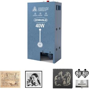 40W Laser Module with Built-in Air Assist, Fixed-Focus, Double Ultra-Fine Compressed Spot for CNC Carving, Engraving & Cutting on Wood, Metal, Acrylic & Paper - Class 4 in Kuwait