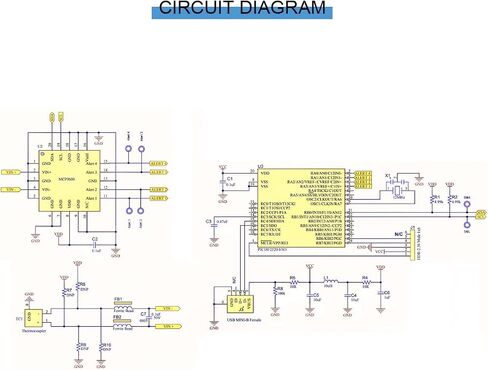 2 PCS K-type لوحة Mount Thermocouple موصل التوصيل المصغرة موصل التوصيل الأصفر والإناث الأصفر المصغر in Saudi Arabia