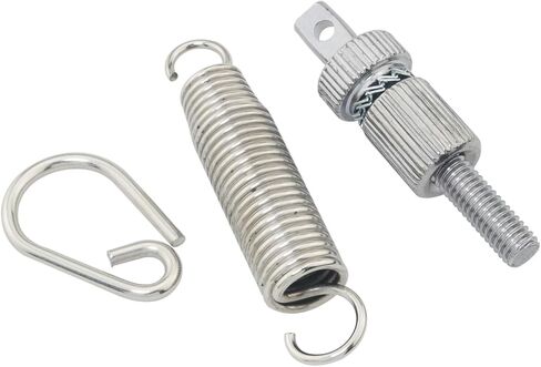 3PCS Tension Spring Drum Pedal Accessory Spring Hook Hanger One Stainless Steel For Shelf Drums Pedal Spring Bass Drum Pedal Tension Spring in Kuwait