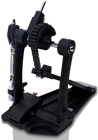 Griffin Single Drum Pedal (سلسلة Quick-kick)-دواسة القدم المزدوجة Deluxe مع مضرب من 4 جوانب ، كاميرا القدرة القابلة للتعديل لالتقاط الطبال المحترفين in Saudi Arabia