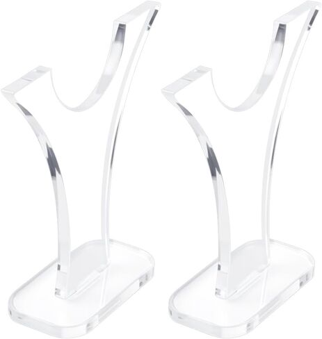 MAYJOYDIY 2 Sets Acrylic Sword Display Stand Clear Base Collection Display Stands Assembled Lightsaber Stands Blade Scabbard Display Table Supports for Sword Collection Exhibit in Saudi Arabia