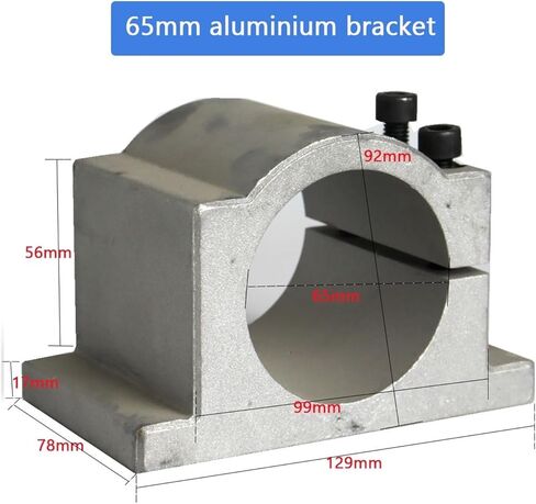 1.5kw ER11 محرك مغزل مبرد بالمياه + 1.5 كيلو واط VFD عاكس + 65 ملم مضخة الماء/5M أنبوب + 13 خشب (220 فولت) in Kuwait