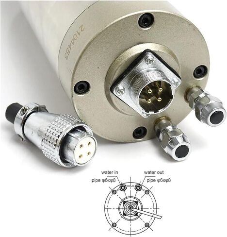 2.2kw Water-Cooled Spindle Motor 220V, 110V(110V) in Saudi Arabia