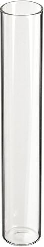 Corning Pyrex 9850-25xx Borosilicate Glass Glass Bottom 59mL أنبوب ثقافة قابلة لإعادة الاستخدام ، ارتفاع 25 ملم × 150 مم ، واضحة (حالة 72) in Saudi Arabia