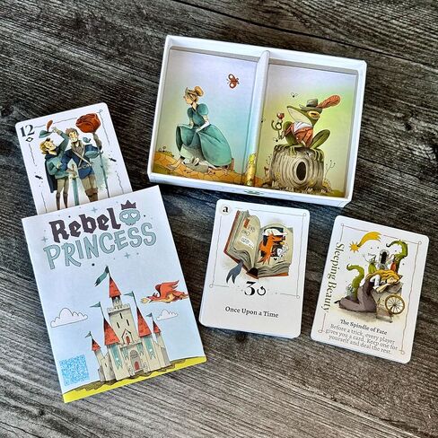 Rebel Princess Deluxe Edition: Happily Never After Expansion – Fast-Paced Strategy Card Game, 3+ Players, Ages 15+, 45 Min Play, from The Creators of Cat in The Box Deluxe Edition in Kuwait