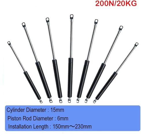 1pc 150-230mm 20kg/200n السيارة الدعم هيدروليكي الدعم غاز الدعامة الهيدروليكية المفصلية المطبخ المطبخ أجهزة الأثاث المفصلية (15-6-45-160) in Saudi Arabia