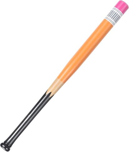 1 Pack Pencil Baseball Bat Youth 29 Inches Big Wooden Bat for Youth Adult Baseball Training Exercising Games, Self Defense, Casual Play Accessories in Saudi Arabia