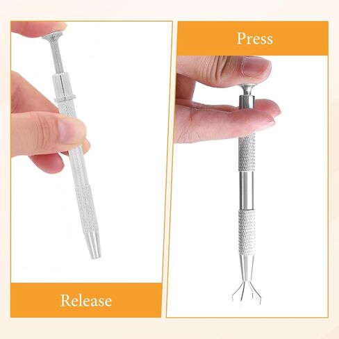 Piercing Ball Grabber Tool 8-Pcs Set Piercing Removal Tool, Jewelry Tweezers Precision Stainless Steel, Suitable for Small Objects in Saudi Arabia