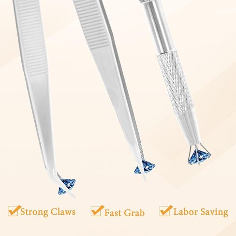 Piercing Ball Grabber Tool 8-Pcs Set Piercing Removal Tool, Jewelry Tweezers Precision Stainless Steel, Suitable for Small Objects in Saudi Arabia