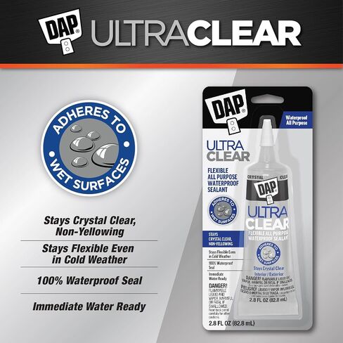 DAP ULTRA CLEAR جميع الأغراض مانع التسرب ، واضحة بلورية ، 2.8 أوقية (7079800952) in Saudi Arabia
