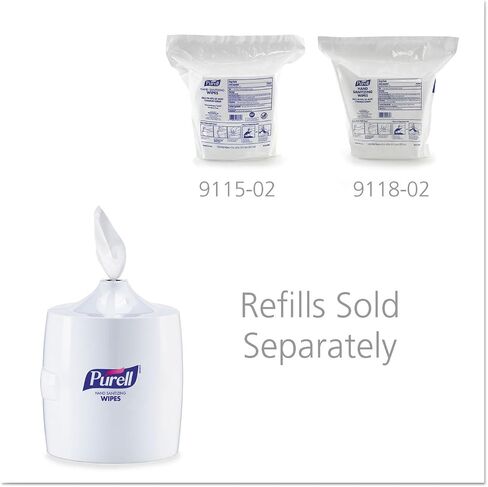 PURELL 901901 مناديل المطهر اليدوي ، موزع جدار الجدار ، سعة 1200/1500 محو ، أبيض in Saudi Arabia