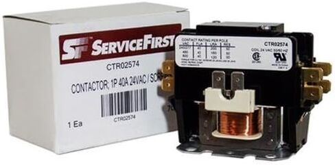 استبدال OEM لـ Trane Single Pole / 1 Pole 40 أمبير مكثف شاق CTR00845 بواسطة Trane in Saudi Arabia