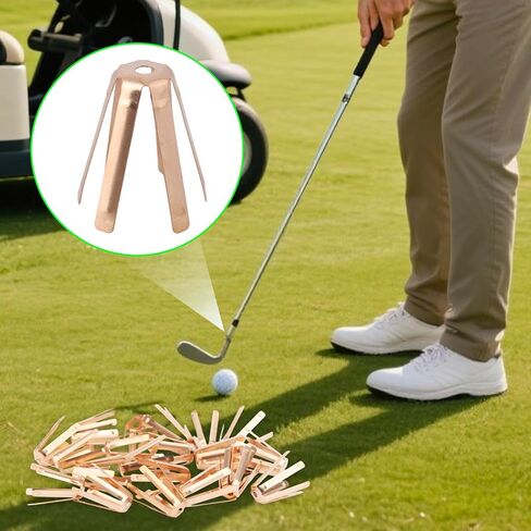 50pcs Universal 6-leg Brass Golf Golf Shaft Shims ، محول نادي الجولف القابل للتعديل ، يناسب .335 .350 .355. in Saudi Arabia