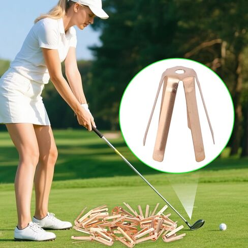 50pcs Universal 6-leg Brass Golf Golf Shaft Shims ، محول نادي الجولف القابل للتعديل ، يناسب .335 .350 .355. in Saudi Arabia