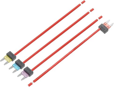 32V MINI APM Blade Simple Device 3A 5A 10A 15A 20A CAR FUSE حامل ADD-A-CIRCUT TAP (20A ، 2PCS) in Saudi Arabia