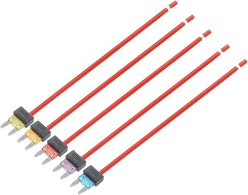 32V MINI APM Blade Simple Device 3A 5A 10A 15A 20A CAR FUSE حامل ADD-A-CIRCUT TAP (20A ، 2PCS) in Saudi Arabia