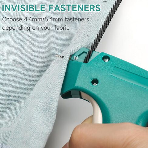 Stitch Gun for Clothes, Tagging Gun for Clothing, Handheld Quick Sticky Sewing Micro Tag Gun Fixer Hemming Pants Tool Instantly, Includes 6 Needles and 1000 Fasteners (Pink) in Kuwait