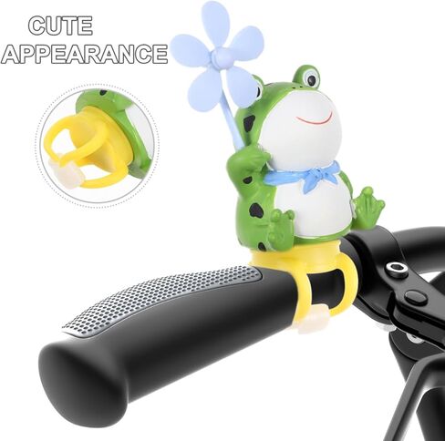 Frog Propeller Electric Bike Handlebar Decoration: Novel Bike Accessory لتعزيز المقود الأنيق in Kuwait