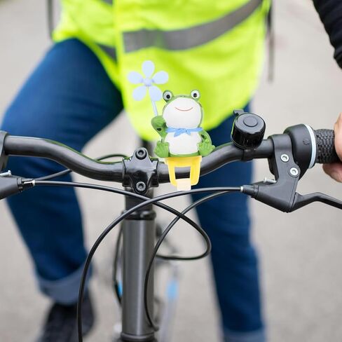 Frog Propeller Electric Bike Handlebar Decoration: Novel Bike Accessory لتعزيز المقود الأنيق in Kuwait