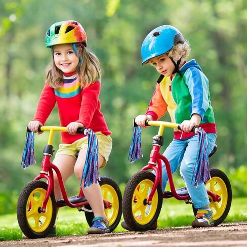 4pcs Bike Streamers for Girls,Colorful Bike Tassels for Girls,Durable Bicycle Streamers, Suitable for All Kinds of Children's Vehicles, Including Bicycles, Scooters and Tricycles in Kuwait