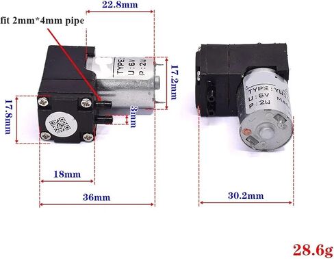 Mini Piston DPump DC 3V-6V 3.7V 5V PUMP PUMP in Saudi Arabia