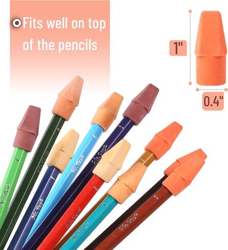 Mr. Pen- قلم رصاص قلم رصاص ، 120 حزمة ، 6 ألوان نبض توايلايت مختلفة ، خالية من اللاتكس ولا تلطخ قلم رصاص قلم رصاص. in Kuwait