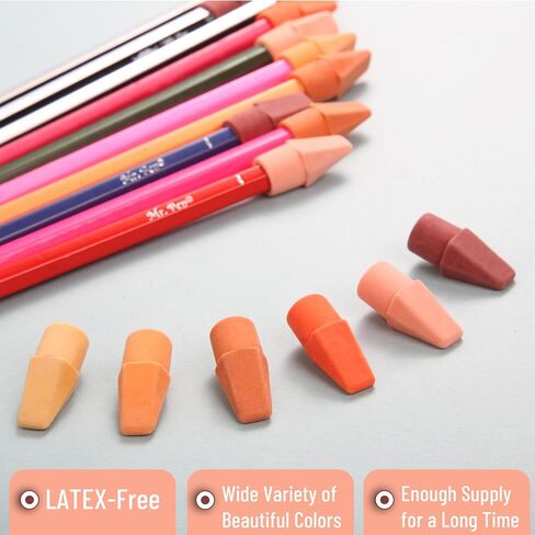 Mr. Pen- قلم رصاص قلم رصاص ، 120 حزمة ، 6 ألوان نبض توايلايت مختلفة ، خالية من اللاتكس ولا تلطخ قلم رصاص قلم رصاص. in Kuwait