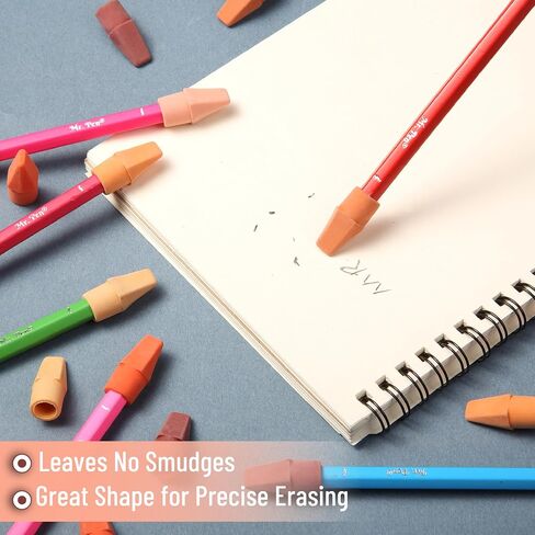 Mr. Pen- قلم رصاص قلم رصاص ، 120 حزمة ، 6 ألوان نبض توايلايت مختلفة ، خالية من اللاتكس ولا تلطخ قلم رصاص قلم رصاص. in Kuwait