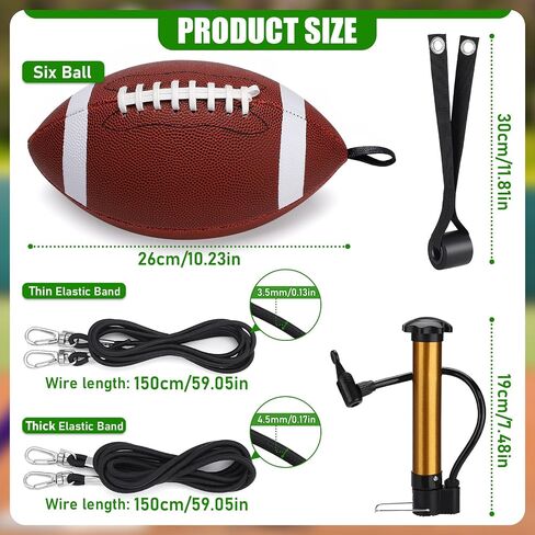 Tobwolf Football Train Trainer ، Bungee Football Catching Trainer مع Size Size 6 يناسب الأعمار 11+ من الشباب ، ومرر Back Trainer تحسين تعزيز مهارات الصيد منفردا في الداخل والخارجية in Saudi Arabia