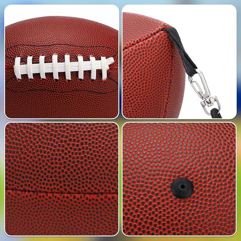 Tobwolf Football Train Trainer ، Bungee Football Catching Trainer مع Size Size 6 يناسب الأعمار 11+ من الشباب ، ومرر Back Trainer تحسين تعزيز مهارات الصيد منفردا في الداخل والخارجية in Saudi Arabia