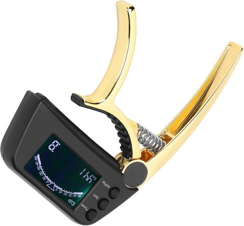 غيتار كابو موالف 2 في 1 مقطع على موالف مع شاشة LCD كبيرة وواضحة للقيثارات الكلاسيكية الكهربائية الصوتية in Saudi Arabia