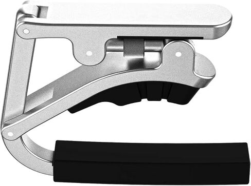 Guitar Capo for Acoustic and Electric Guitars - Adjustable Capo with Memory Tension-Bright Chrome Color. in Kuwait