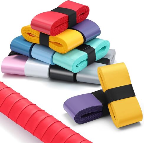 Jadive 100 Pcs Tennis Racket Grip Tape Anti Slip Tennis Overgrips PU Absorbent Badminton Grip Tape for Badminton Racquet Fishing Rods in Kuwait