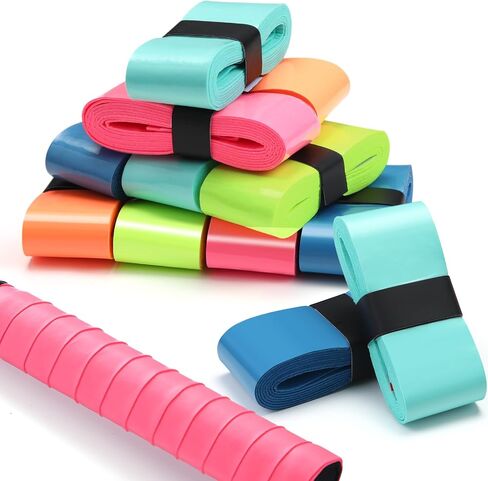 Jadive 100 Pcs Tennis Racket Grip Tape Anti Slip Tennis Overgrips PU Absorbent Badminton Grip Tape for Badminton Racquet Fishing Rods in Kuwait