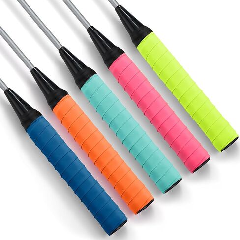 Jadive 100 Pcs Tennis Racket Grip Tape Anti Slip Tennis Overgrips PU Absorbent Badminton Grip Tape for Badminton Racquet Fishing Rods in Kuwait