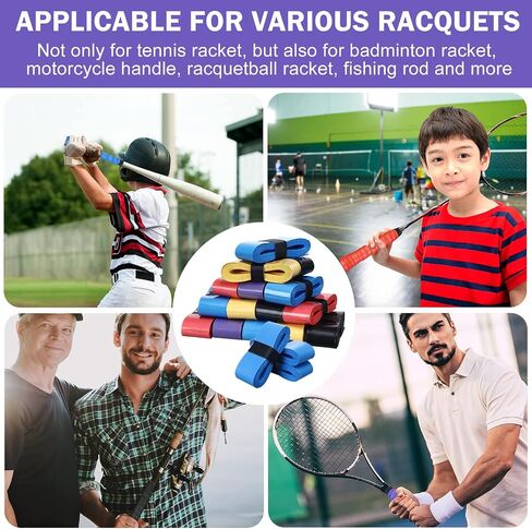 jadive 100 pcs تنس مضرب الشريط المضاد للتنس الزلة الزعانف pu الشريط قبضة الريشة الامتصاصية لقضبان الصيد الريشة in Saudi Arabia